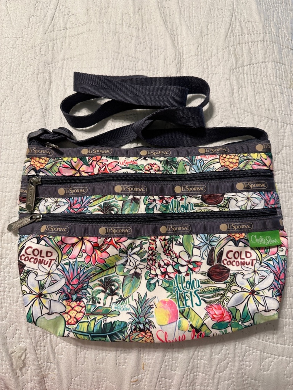 NWOT Hawaii Exclusive: LeSportsac x Christie Shinn Aloha Market Quinn Crossbody